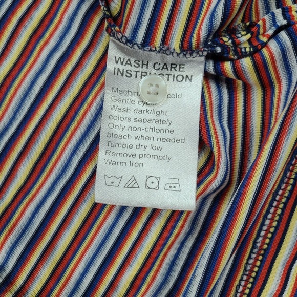 Payne Stewart Golf Polo Shirt Men’s Large Multicolor Striped (Holes) - Picture 8 of 15